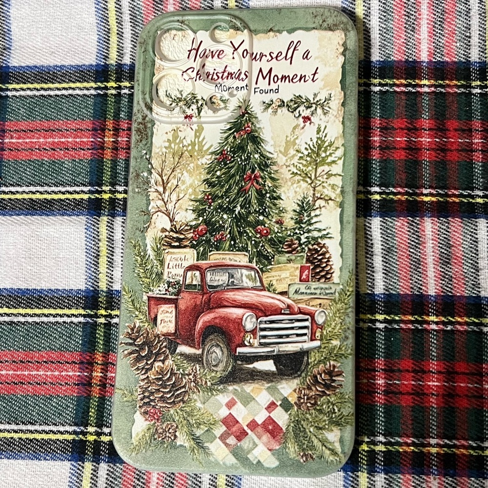 Christmas Tree Red Truck  IPhone 13 Pro Max Phone Case